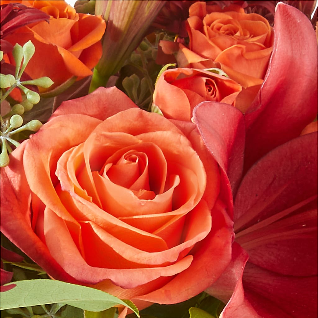 Crimson Leaves Bouquet – SCOTT'S FLOWERS, Amarillo TX