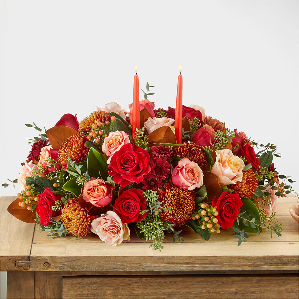 Gather Near Centerpiece – SCOTT'S FLOWERS, Amarillo TX