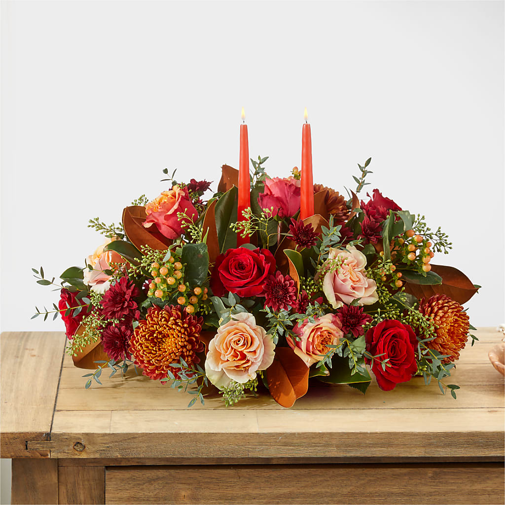 Gather Near Centerpiece – SCOTT'S FLOWERS, Amarillo TX