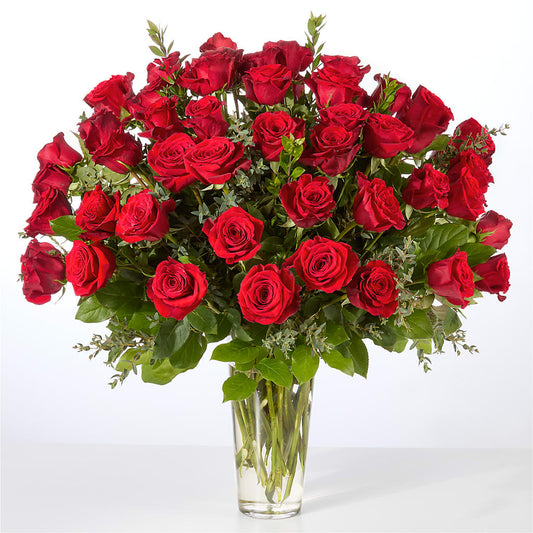 Forever Yours Fifty Stem Red Rose Bouquet – SCOTT'S FLOWERS, Amarillo TX